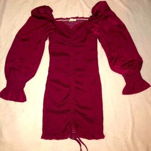 Burgundy Dress
